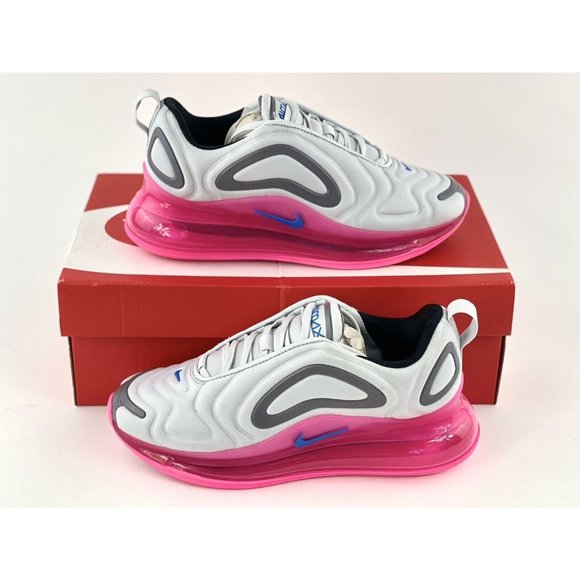 Nike Air Max 720 Gray Pink Youth Size 5Y Sneakers Shoes Youth NO SHOE BOX